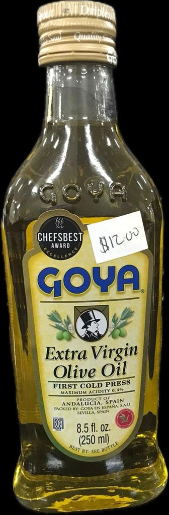 GOYA EXTRA VIRGIN OLIVE OIL 8.5 OZ