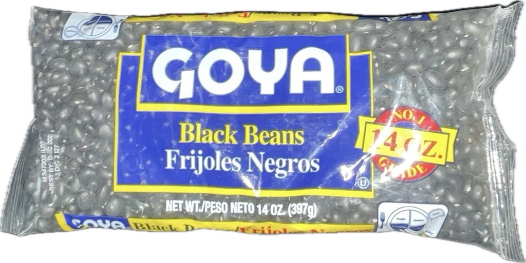 GOYA BLACK BEANS 14 OZ pack