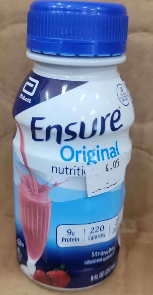 Ensure Strawberry, 8 ﬂ oz x 24
