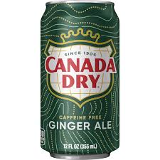 CANADA DRY GINGER ALE 12 ﬂ oz