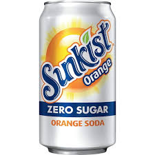 Sunkist Orange ZERO 12oz can
