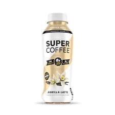 Super Coﬀee Vanilla, PLASTIC BOTTLE 12 ﬂ oz 
