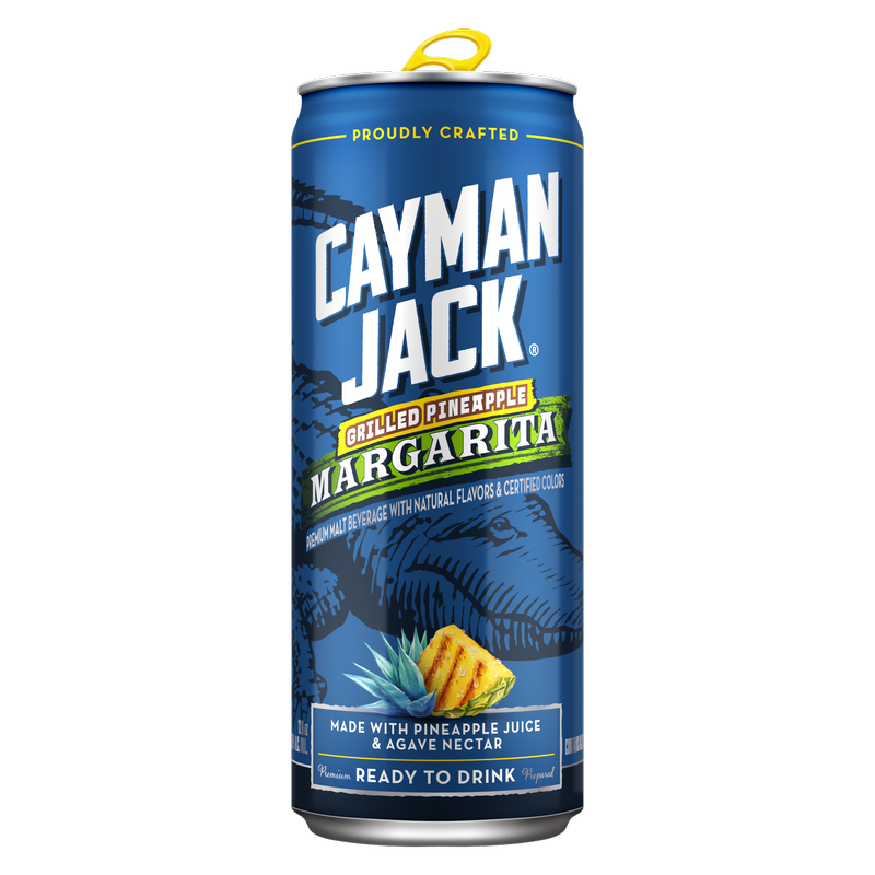 Cayman Jack Grilled Pineapple Margarita 12 oz cans    