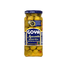 GOYA MANZANILLA SPANISH OLIVES  3 3/4 OZ 
