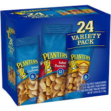 Planters 24 Count Variety Pack Nuts 1.75oz 