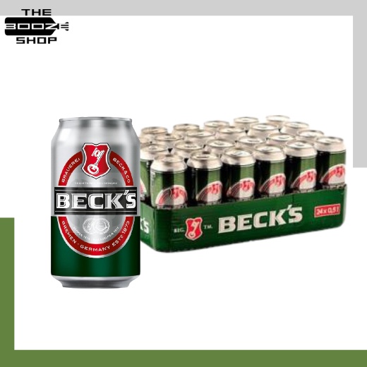 BECK'S CANS 330ml  CASE OF 24