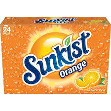 Sunkist Orange ZERO 12oz CASE OF 24