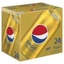 PEPSI caﬀeine free 12 OZ CASE OF 24