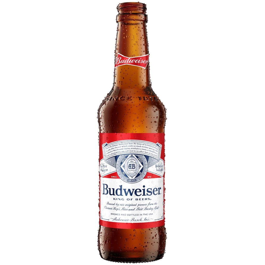 BUDWEISER BEER 12oz BOTTLE