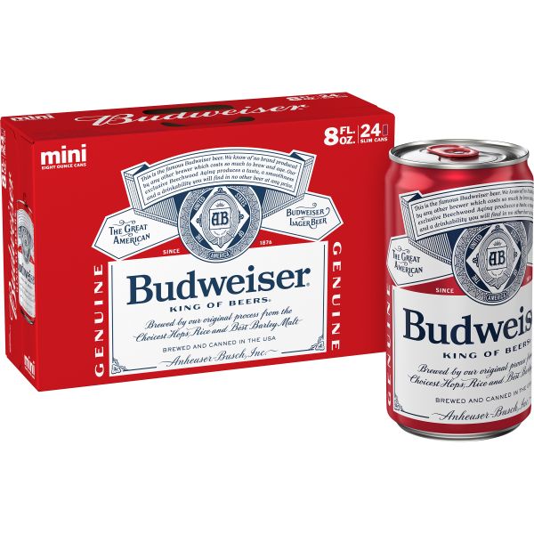 BUDWEISER BEER 12oz Can CASE OF 24