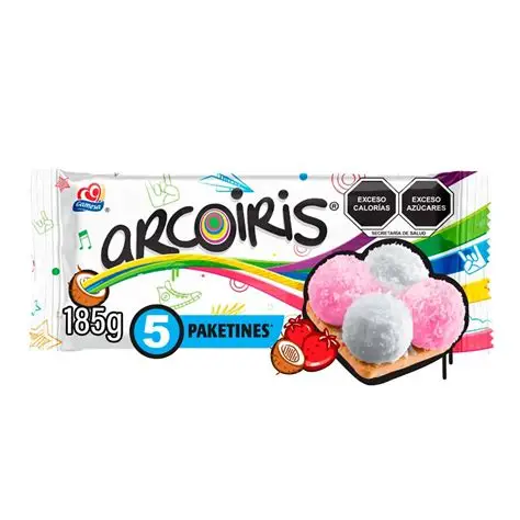 GAMESA PRACTI RAINBOW COOKIES PACK 185G