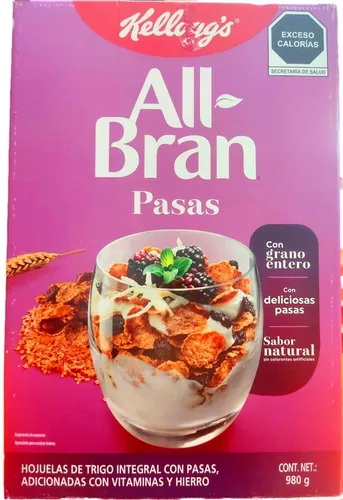 KELLOGG'S ALL BRAN CEREAL 980G