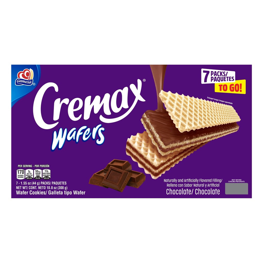 CREMAX CHOCALATE WAFFER COOKIES 42G