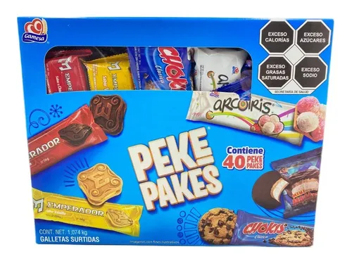 PEKE PAKES ASST COOKIES 40PCS FULL PACK
