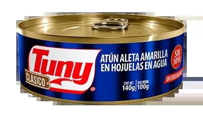 TUNY YELLOWFIN TUNA FLAKES IN WATER 140G TIN