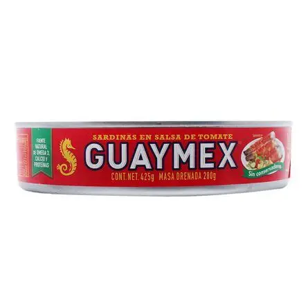 SARDINAS EN SALSA DE TOMATE GUAYMEX 425G CAN