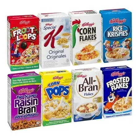 KELLOGG'S ASSORTED CEREALS 20PK/30G FULL BOX