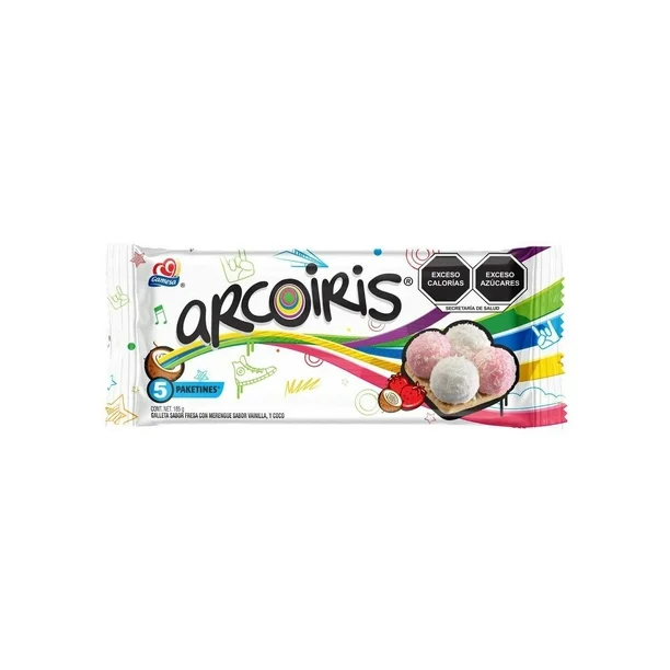 GAMESA ARCOIRIS RAINBOW COOKIES PACK 185GM