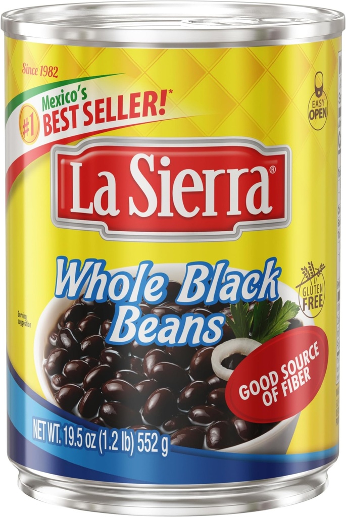 LA SIERRA FRIJOLES NEGROS MOLIDOS CAN 440G