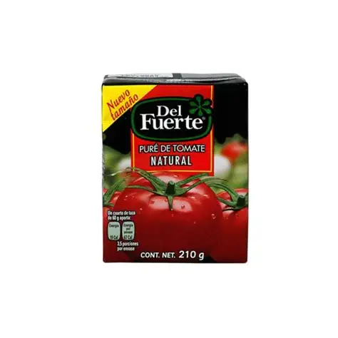 DEL FUERTE TETRA SEASONED TOMATO PUREE 210G