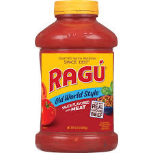 RAGU OLD WORLD STYLE SAUCE FLAVORED W/MEAT-45oz