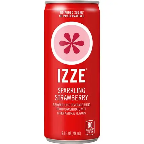 IZZE SPARKLING STRAWBERRY CAN 8.4oz