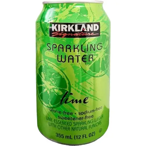 KIRKLAND SPARKLING WATER LIME CAN 12FLOZ