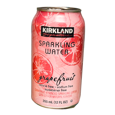 KIRKLAND SPARKLING WATER GRAPEFRUIT CAN 12FLOZ