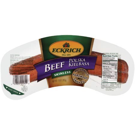 Eckrich, Skinless Beef Polska Kielbasa 12-10 Oz (Lr:18 , Pt:216)NOT							
