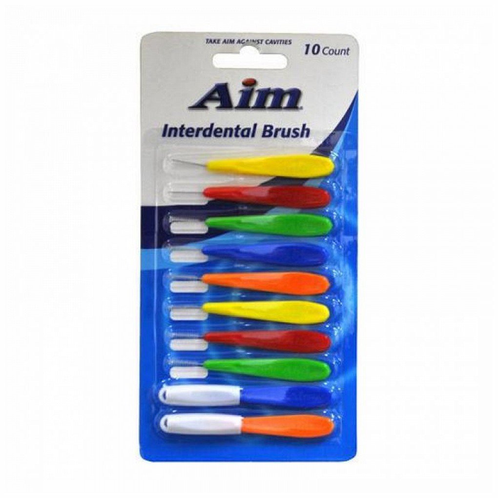 AIM INTERDENTAL BRUSH 10 CT