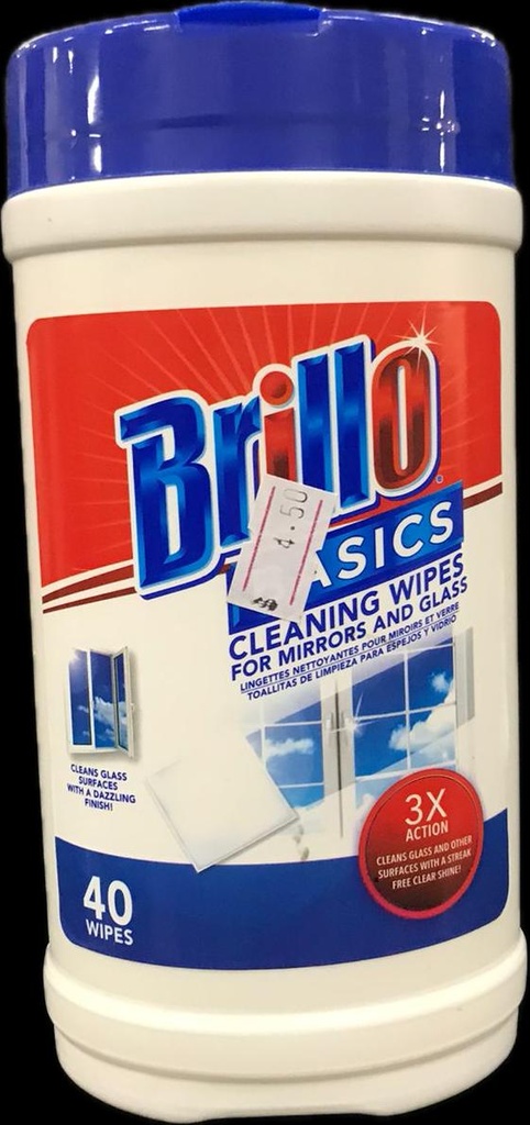 BRILLO BATHROOM WIPES CLEANER 40’s 