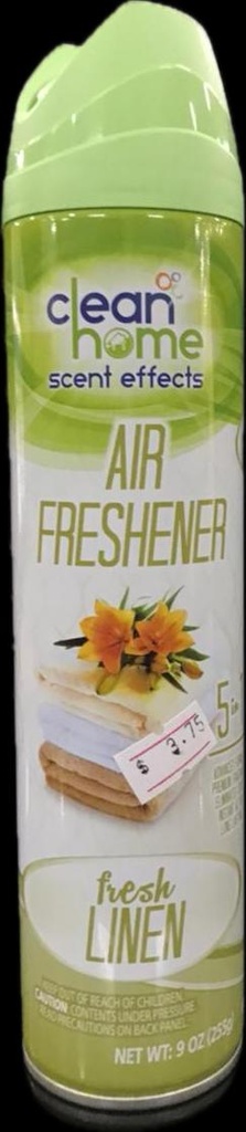 CLEAN HOME AIR FRESHENER 5in1 FRESH LINEN 9oz 