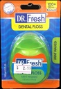 DR. FRESH FLOSS 130 YD MINT WAXED DENTAL FLOSS