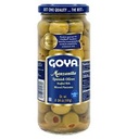GOYA MANZANILLA SPANISH OLIVES STUFFED WITH MINCED PIMIENTOS  2-3/4 OZ