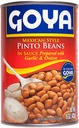 GOYA MEXICAN STYLE PINTO BEANS 15OZ CAN