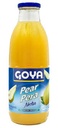 Goya PEAR NECTAR 33.8 OZ glass