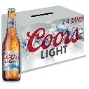 COORS LIGHT BEER 12oz BOTTLE CASE OF (24)