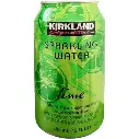 KIRKLAND SPARKLING WATER LIME CAN 12FLOZ